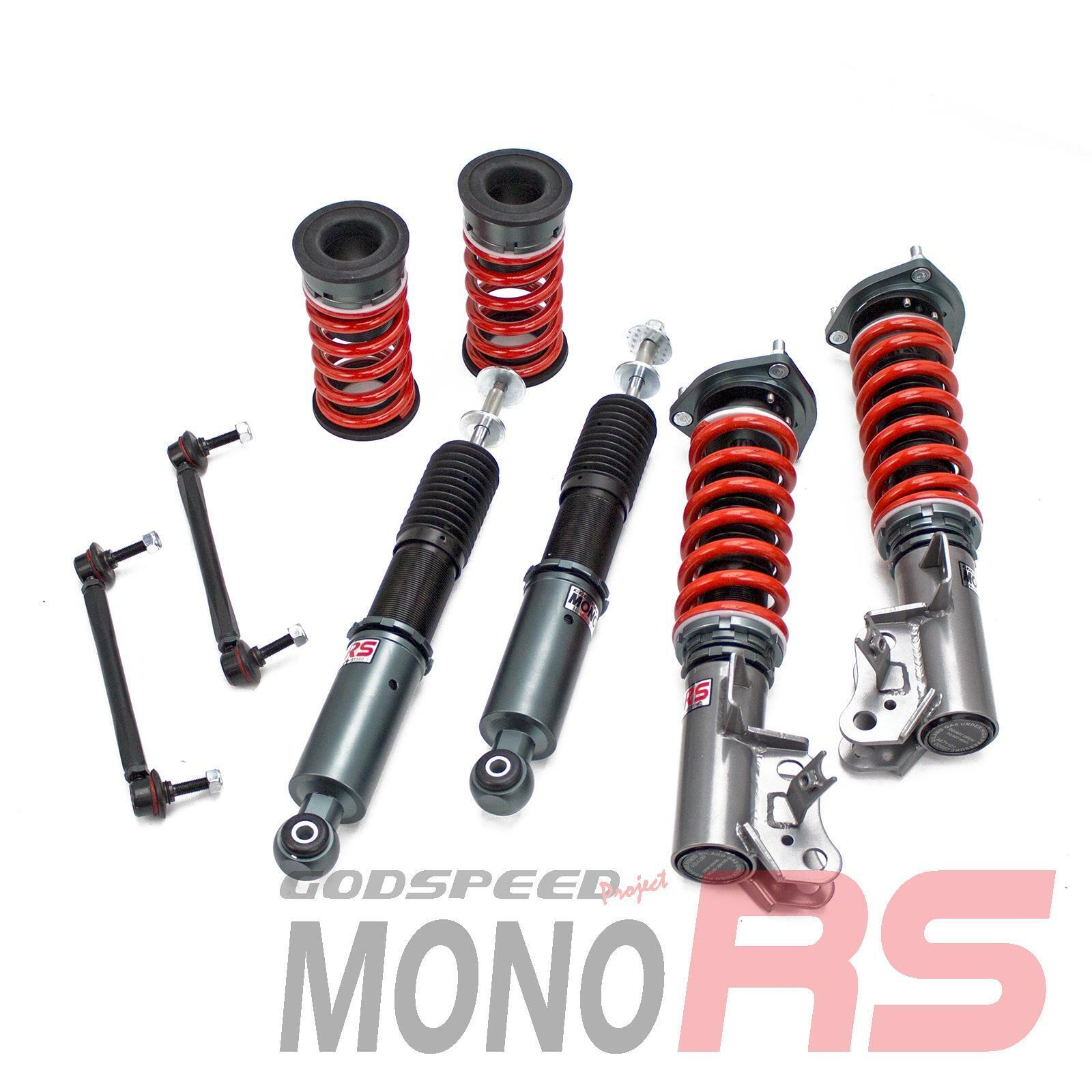 Godspeed(MRS1560-B) MonoRS Coilovers for Honda Civic 12-15 LX/EX Fully Adjust...