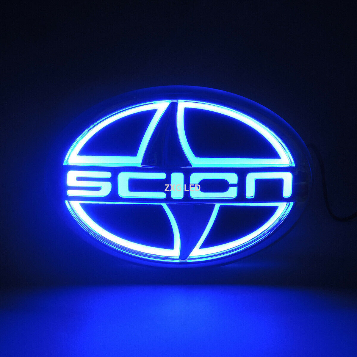 New For Scion 12.5X8.5CM Sport 5D Car LED Tail Rear Logo Light Badge Lamp Emblem