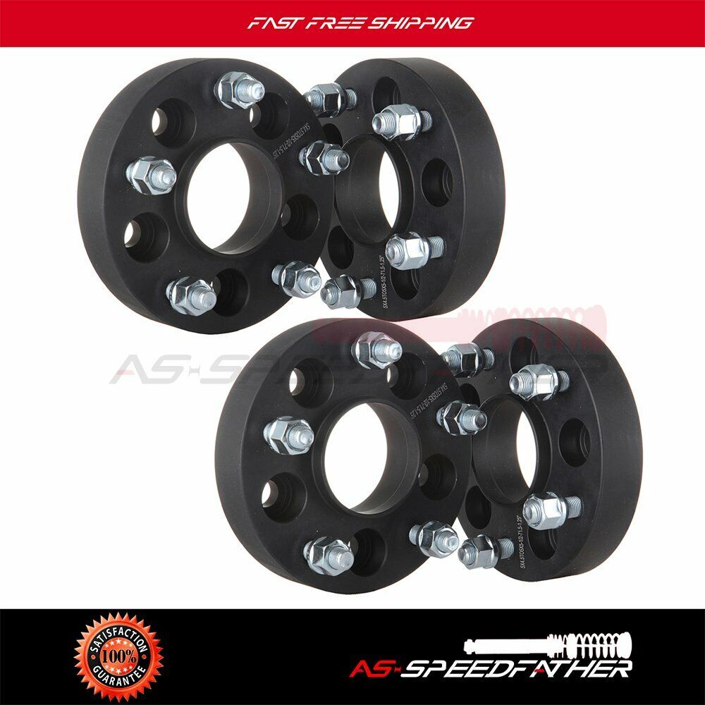 Full Set 5x4.5 to 5x5 1.25\'\' Adapter wheel spacers fits  Jeep JK Rims On A TJ YJ