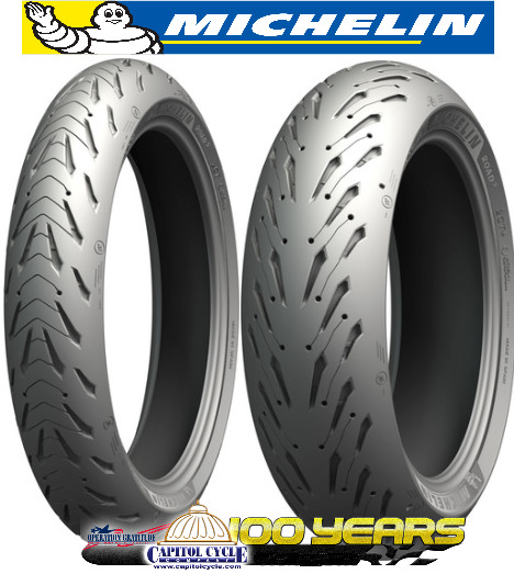 MICHELIN PILOT ROAD 5 TIRE SET 120/70-17 FRONT AND 180/55-17 REAR - 2 TIRES