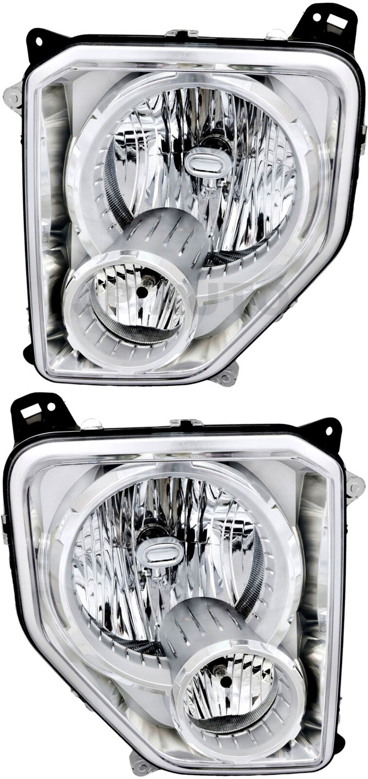 For 2008-2012 Jeep Liberty Headlight Halogen Set Driver and Passenger Side