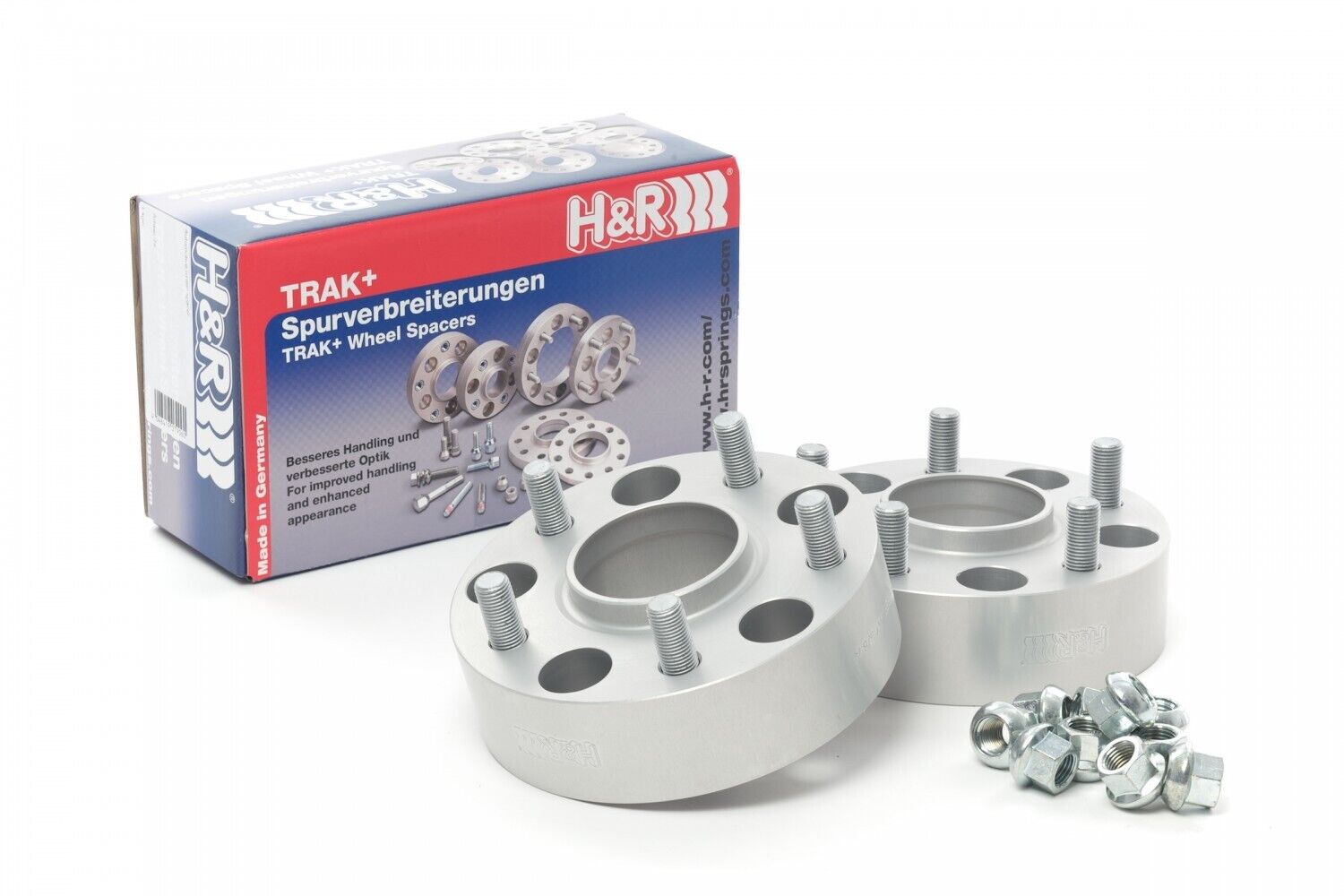 H&R Trak+ 20mm DRM Wheel Adaptor Bolt 4/100 Center Bore 54.1 Stud Thread 12x1.5