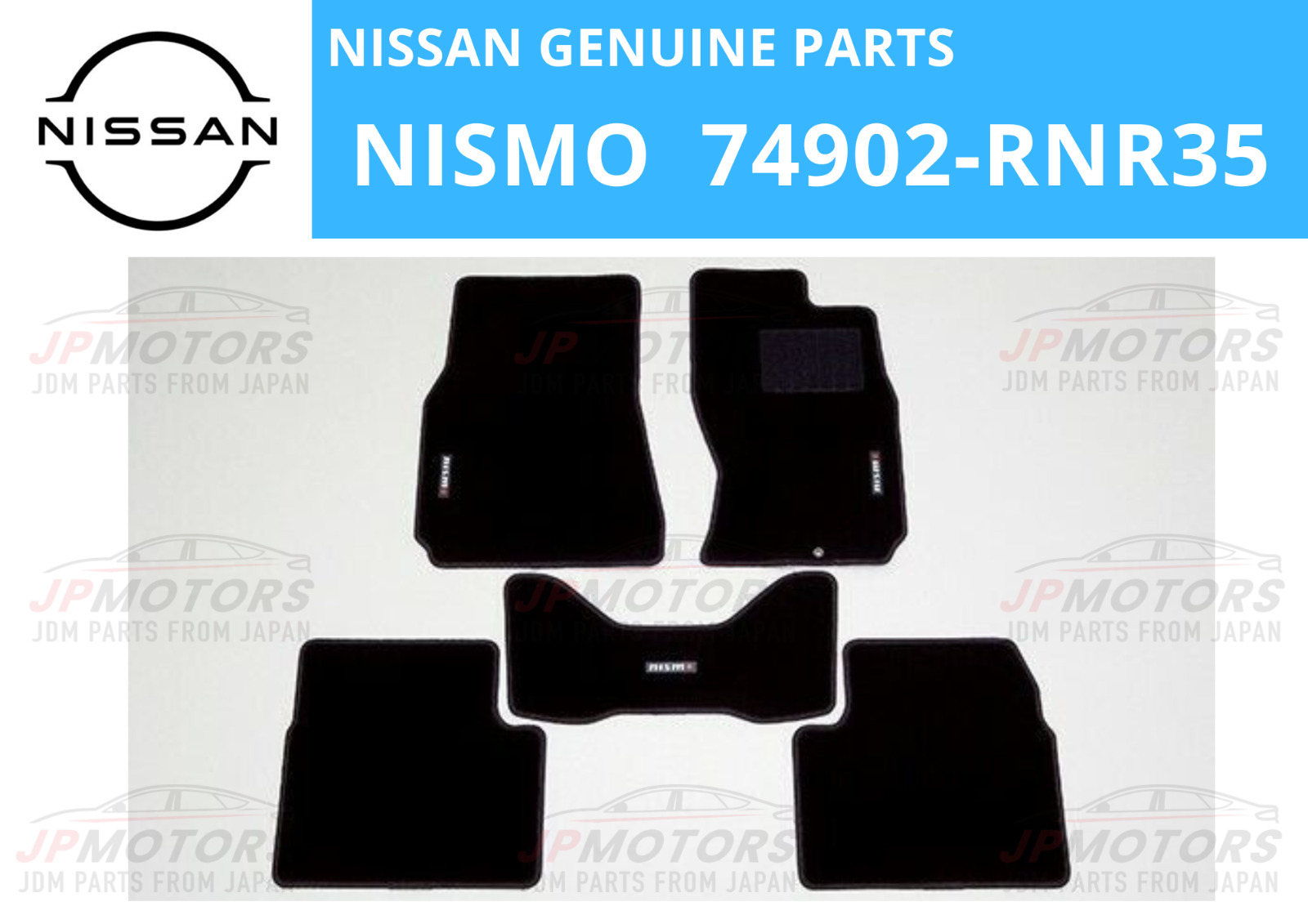 NISSAN NISMO Genuine Floor mats Skyline R33 BCNR33 WGNC34 GT-R GTR  74902-RNR35