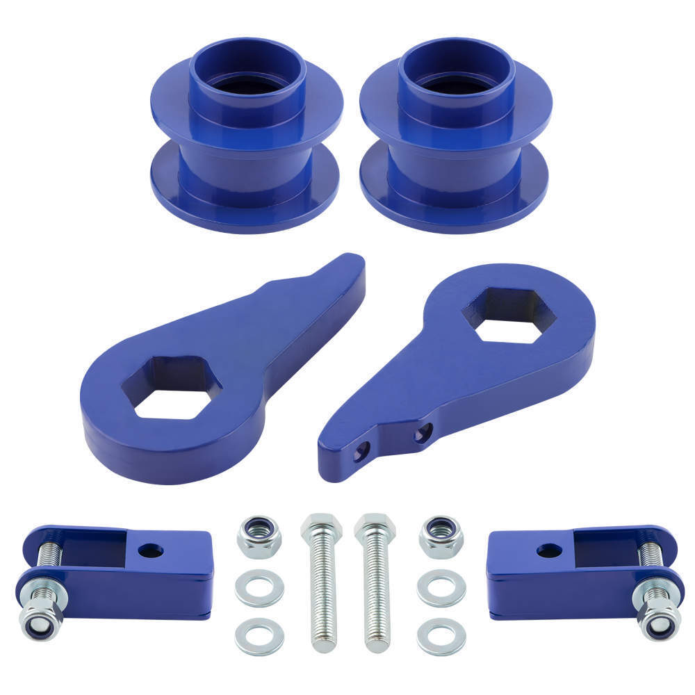 Blue Adjustable 1-3 Front 2 Rear Lift Kit for Chevy Tahoe Suburban 1500 2000-06