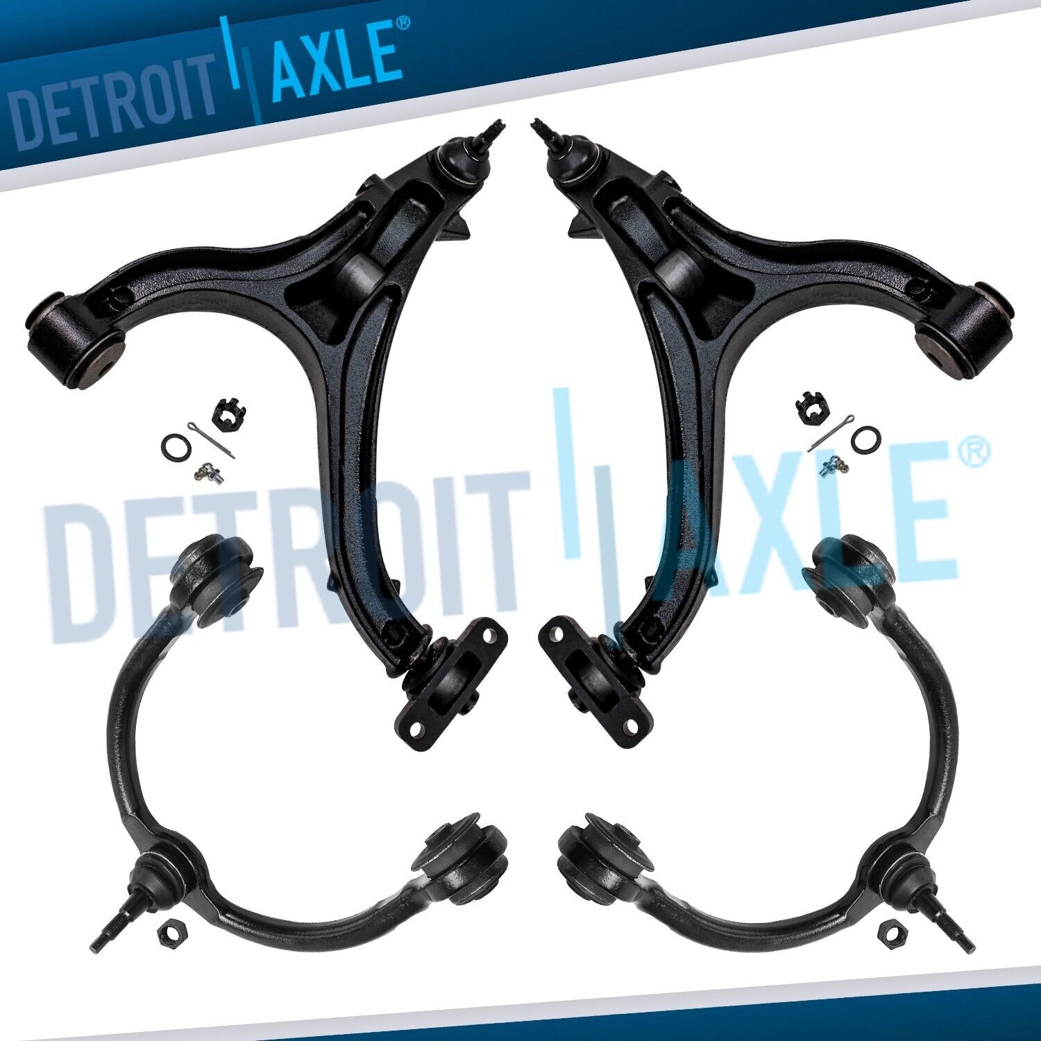 Front Upper Lower Control Arm w/ Ball Joints for 05-10 Commander Grand Cherokee