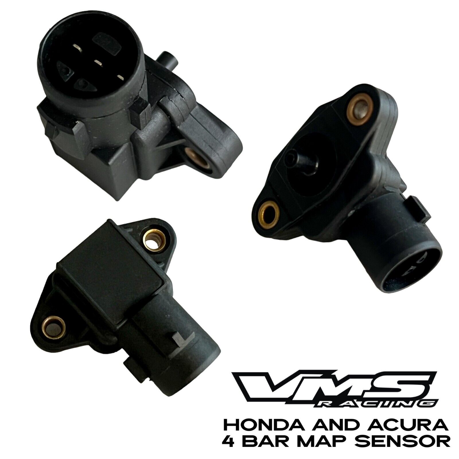 VMS Racing 4 Bar Race Map Sensor For Honda Acura B D H F Series Turbo Engines