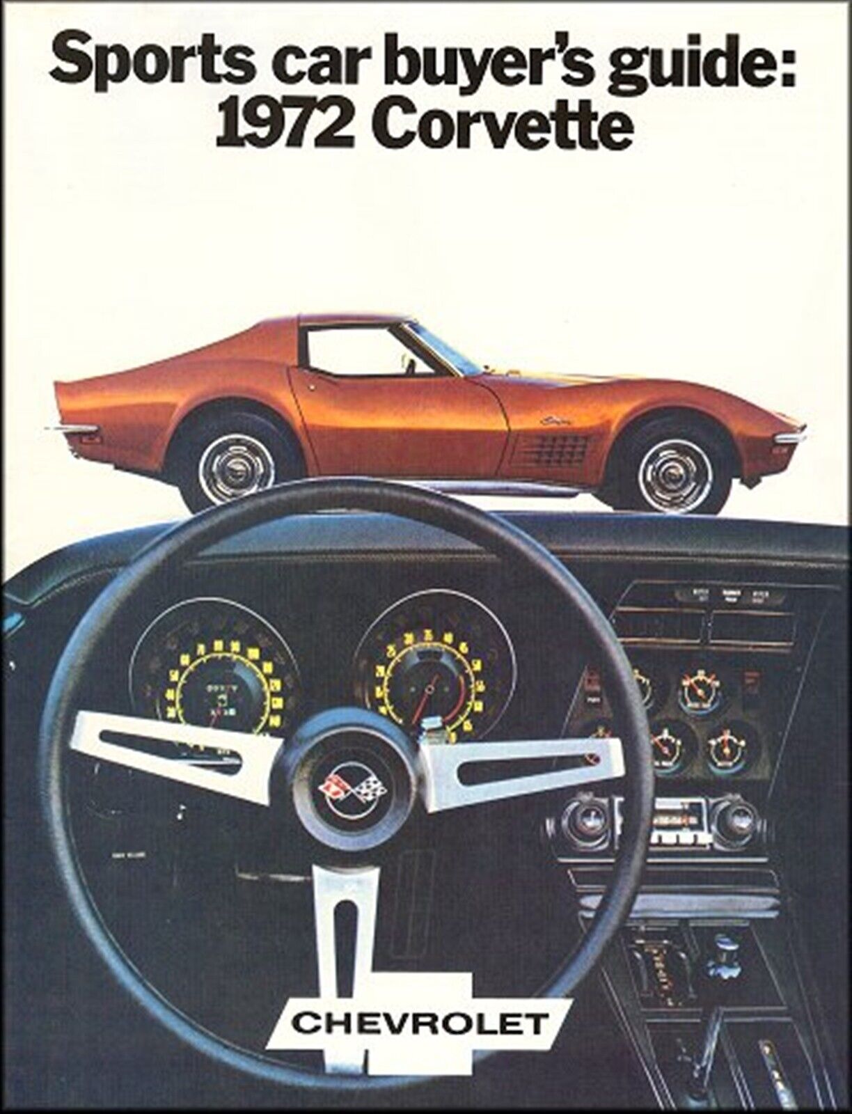 1972 Chevrolet Corvette Stingray Sales Brochure