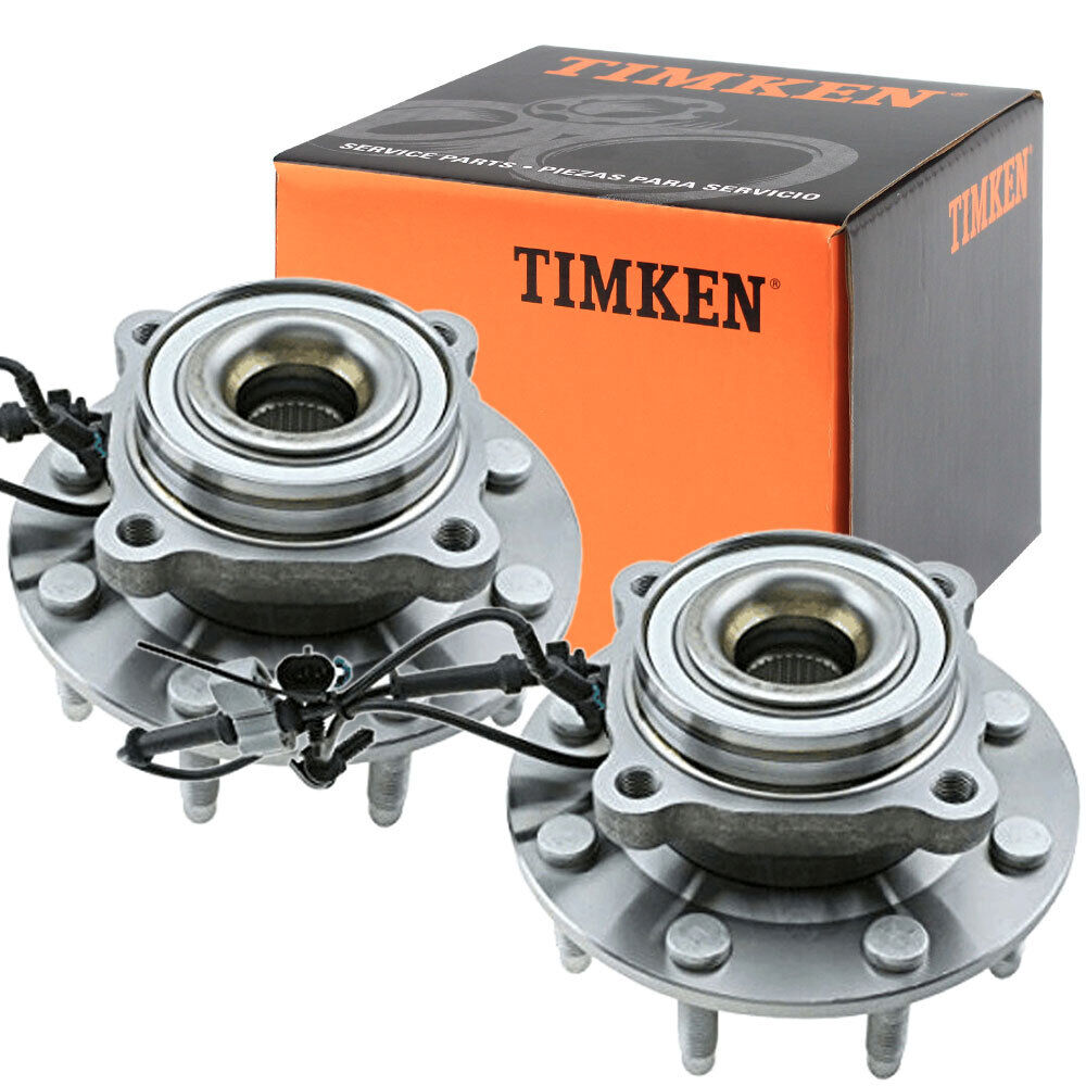 TIMKEN Front Wheel Bearing Hubs Pair For Chevy Sierra Silverado 2500 3500 HD SRW