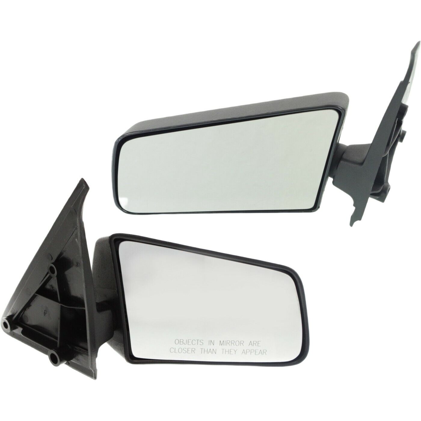 S10 S15 Pickup Truck & S10 Blazer S15 Jimmy Set of Side Manual Textured Mirrors