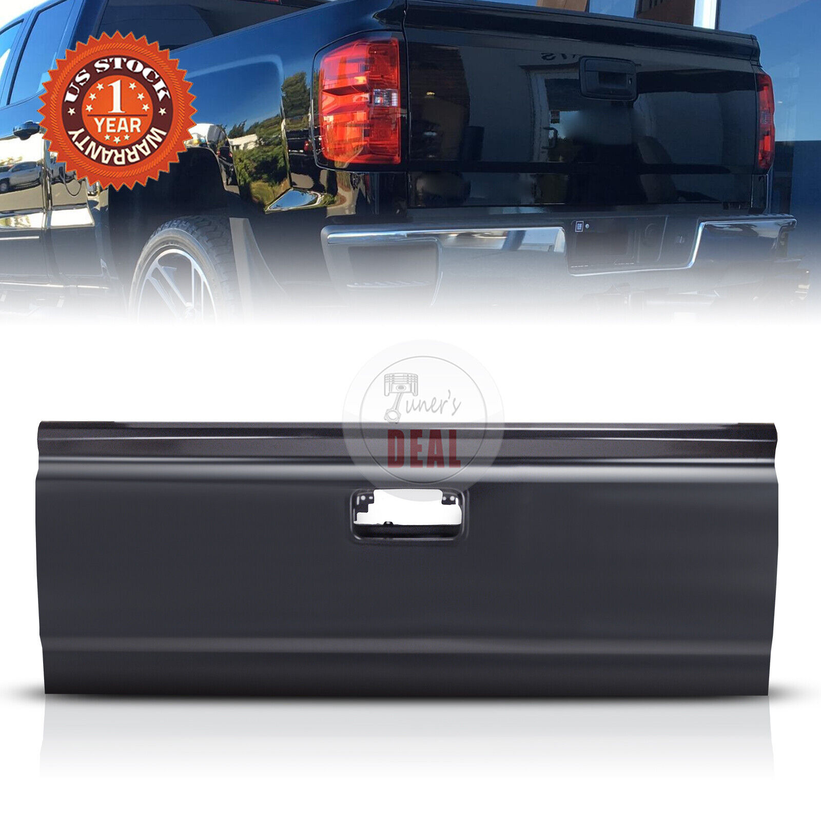 Tailgate Assembly For 2014-19 Chevy Silverado 1500 w/o EZ-Lift Lockable Tailgate