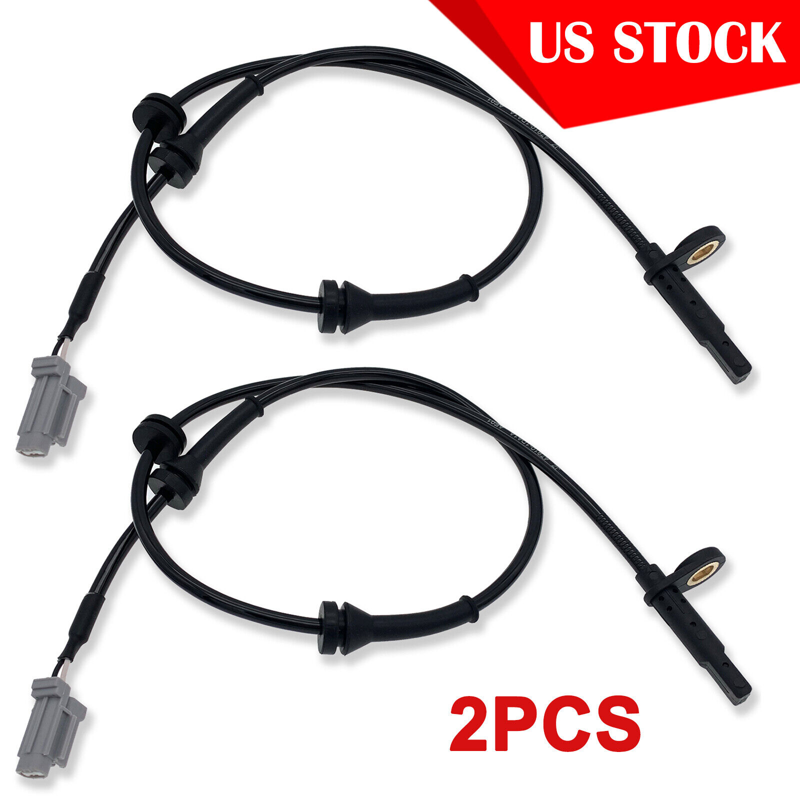 2X ALS1658 Front ABS Wheel Speed Sensor For Nissan Rogue 2.5L FWD AWD 2008-2014