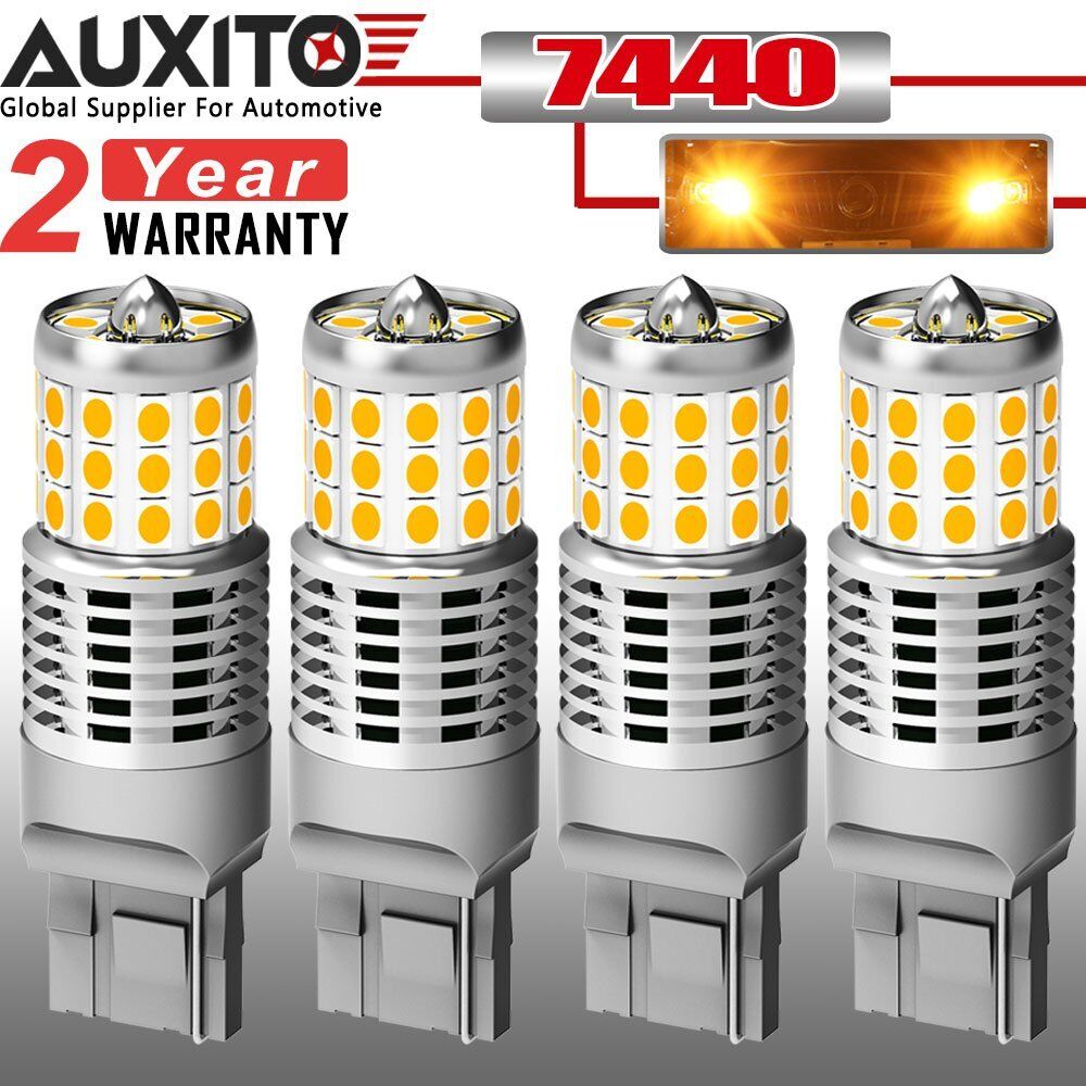4XAUXITO 7440 7441 Anti Hyper Flash LED Turn Signal Light for Honda Accord Civic