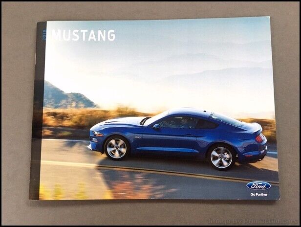 2018 Ford Mustang GT 40-page Sales Brochure Catalog - Convertible GT-350 Shelby