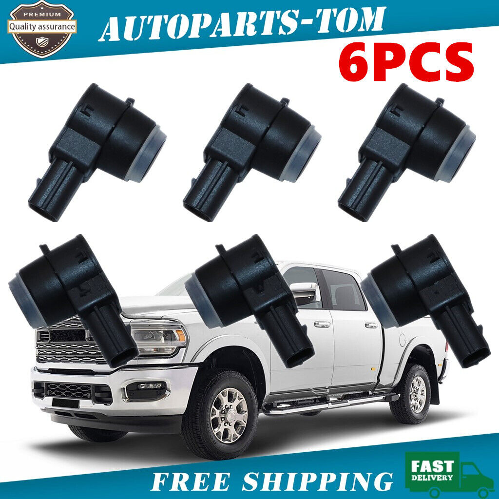6 PCS NEW Parking Sensor 1EW63TZZAA Fits For Chrysler Dodge Ram 3500 2500 1500