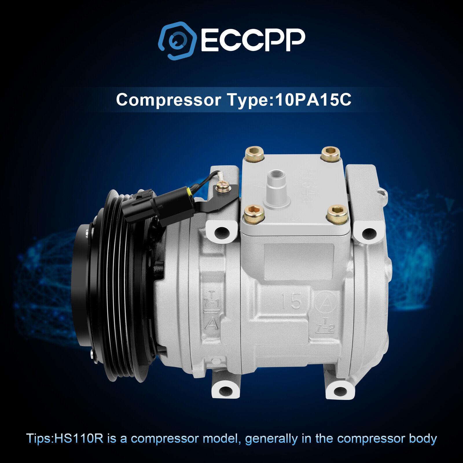 A/C AC Compressor For Honda Civic Acura NSX EL Integra 10PA15C