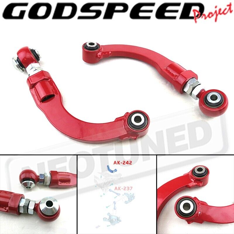 For Ford Mustang 2015-23 Godspeed AK-242 Adjustable Rear Camber Arms Spherical
