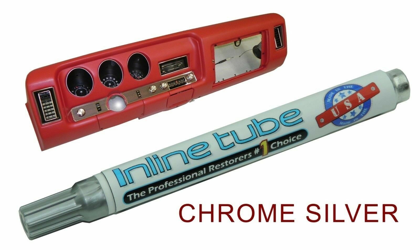 Dodge Chrome Dash Vent Bezel Trim Edge Refinishing Paint Marker Pen Silver