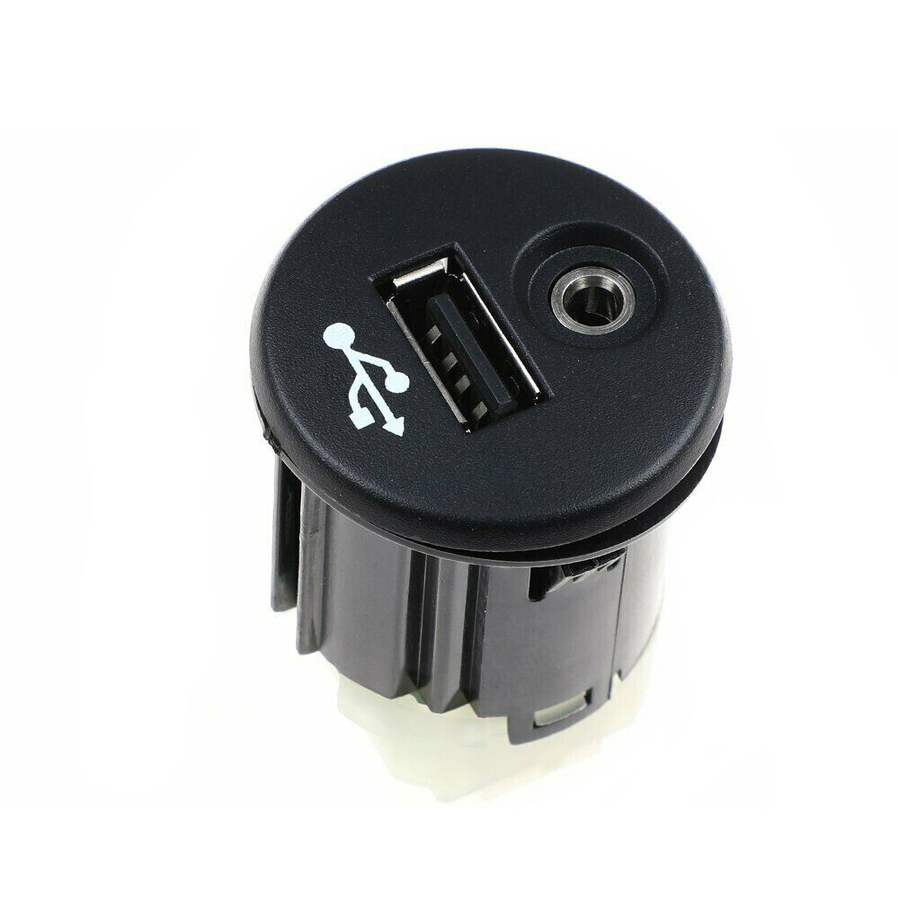 USB AUX Auxiliary Port Jack Plug For Nissan Juke Qashqai XTrail Micra Note NV200