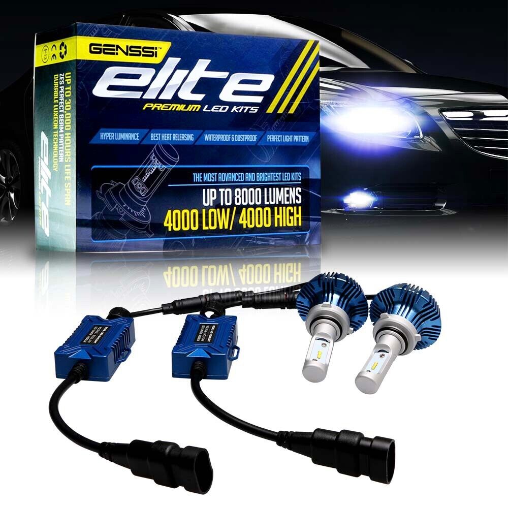Authentic G7 Elite LED Headlight Conversion Kit Bulbs Hi Power HB4 9006 6000K