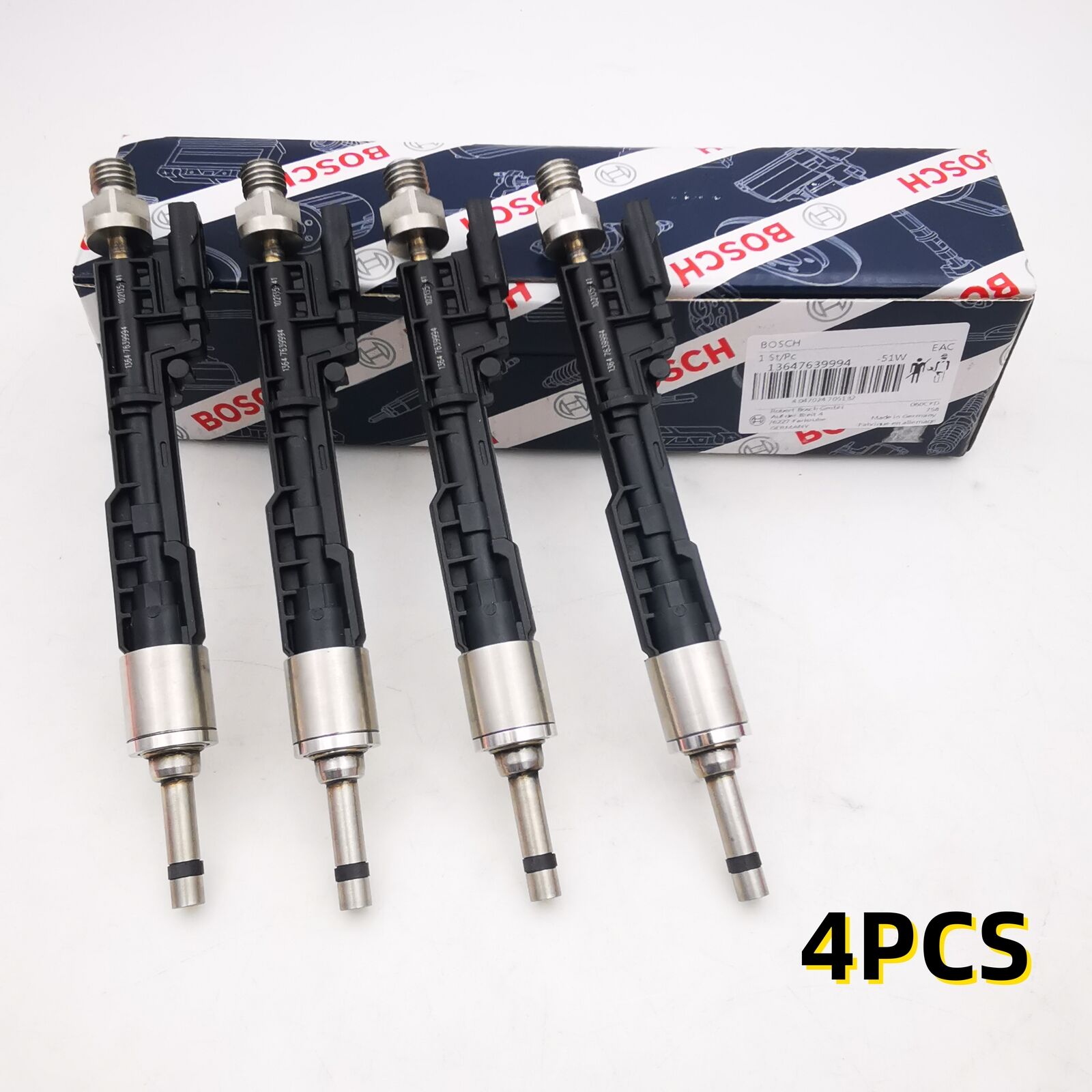 4PCS Fuel Injectors Fits For BMW X1 X3 X5 X6 Z4 228i 328i 320i BOSCH 13647639994