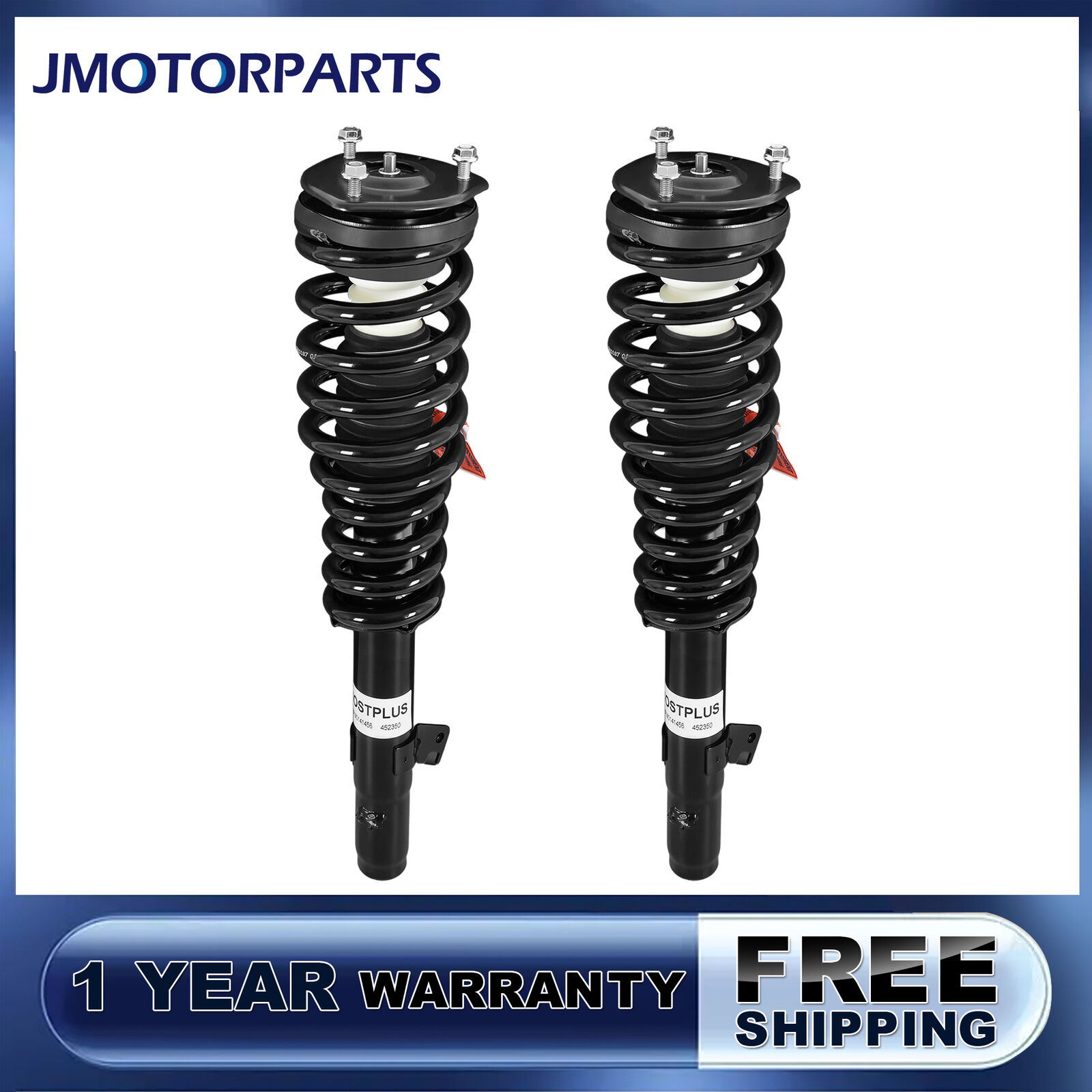 2PCS Front Complete Struts Assembly For 2006-2009 Ford Fusion Mercury Milan 3.0L