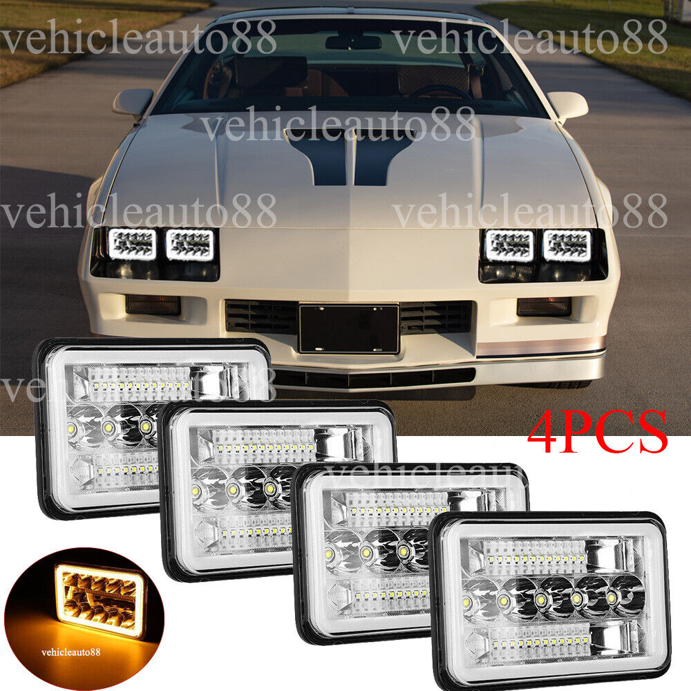 Fit Chevrolet Camaro Z28 1982 1983 1984 1985 1986-1992 4PCS 4x6