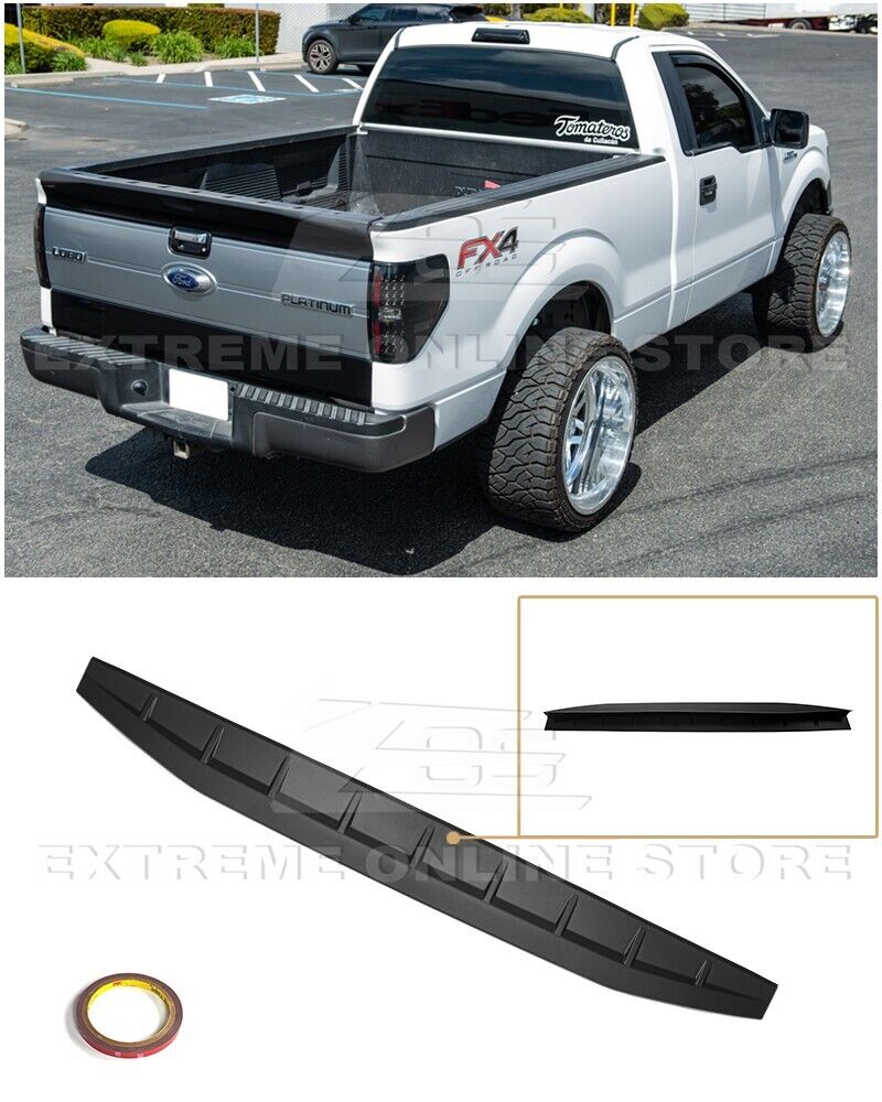 For 09-14 Ford F-150 Street Series Matte Black Tailgate Rear Trunk Wing Spoiler