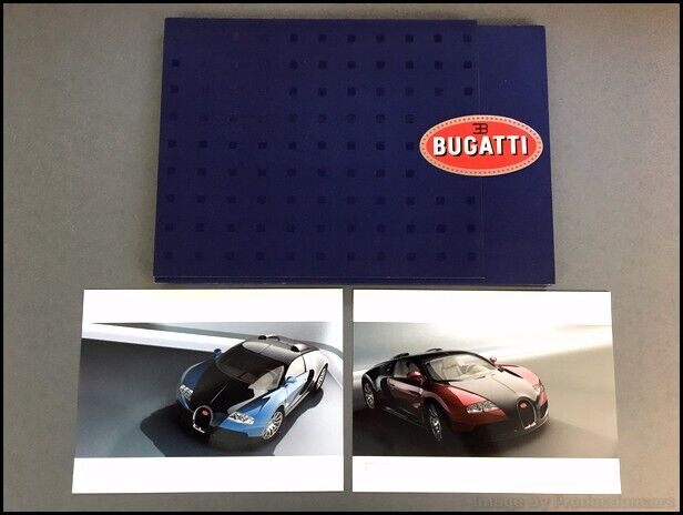 Bugatti EB 16.4 Veyron Original Sales Brochure Catalog Pack  2003 2005 2007 2008