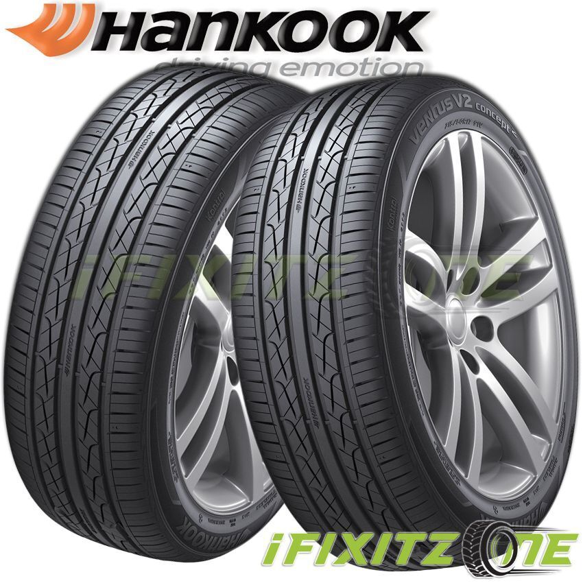 2 Hankook Ventus V2 Concept 2 H457 245/45R17 95V All Season 45,000 Mileage Tires