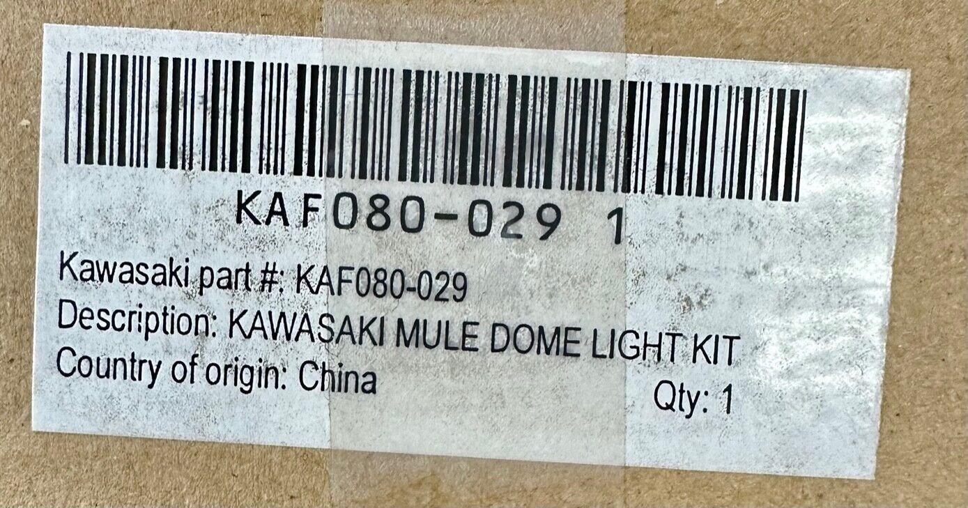 Kawasaki Genuine Parts KAF080-029 Mule LED Dome Light Kit NIB