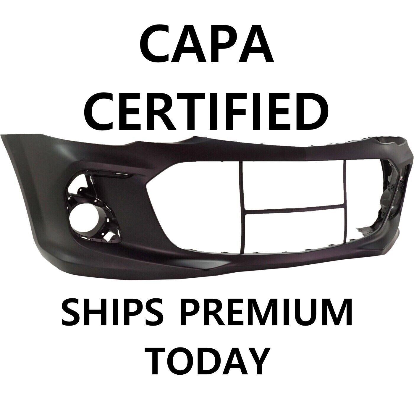 NEW PRIMED FRONT BUMPER FOR 17-20 CHEVY SONIC *RS* CAPA GM1000A24 SHIPS TODAY