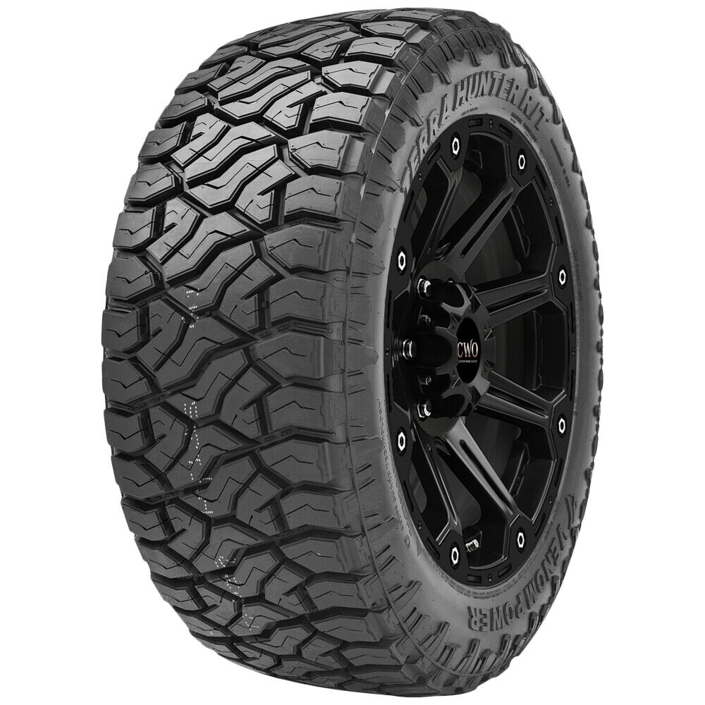 35x12.50R20LT Venom Power Terra Hunter R/T+ 121Q Load Range E Black Wall Tire