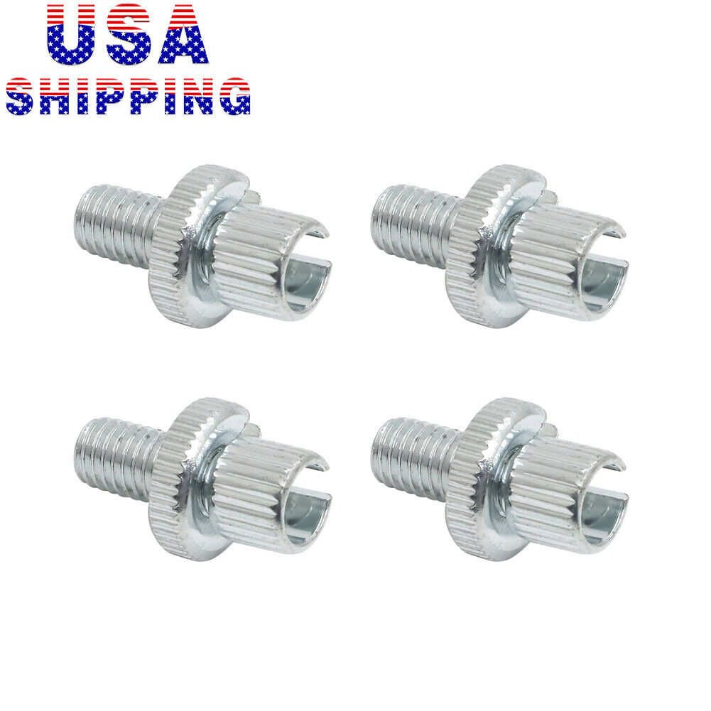 4pc 8mm Motorcycle Brake Clutch Cable Adjuster Nut Bolts For Honda Yamaha Suzuki