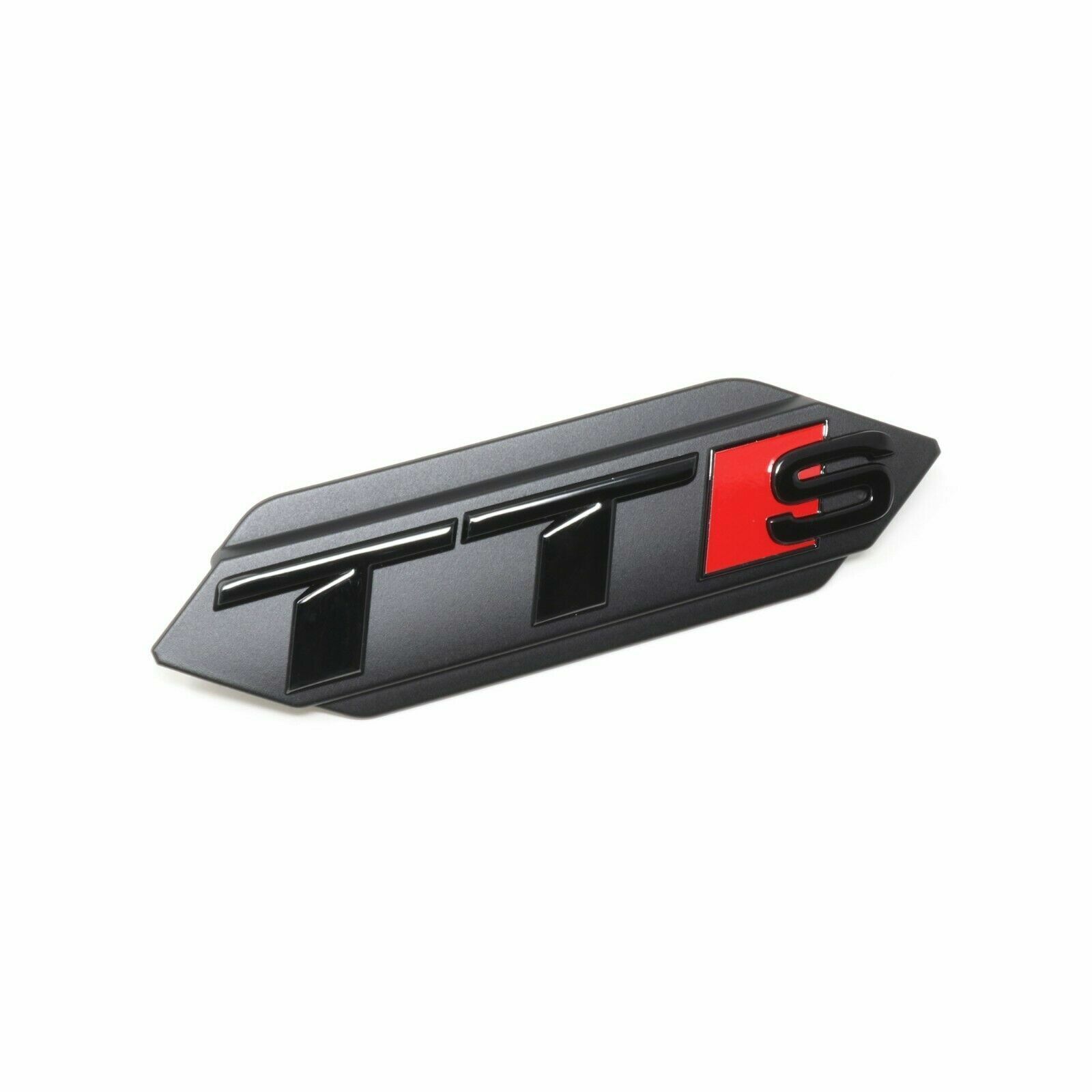 Audi TTS Lettering Black Emblem Logo Radiator Grille 8S0071805 Genuine New