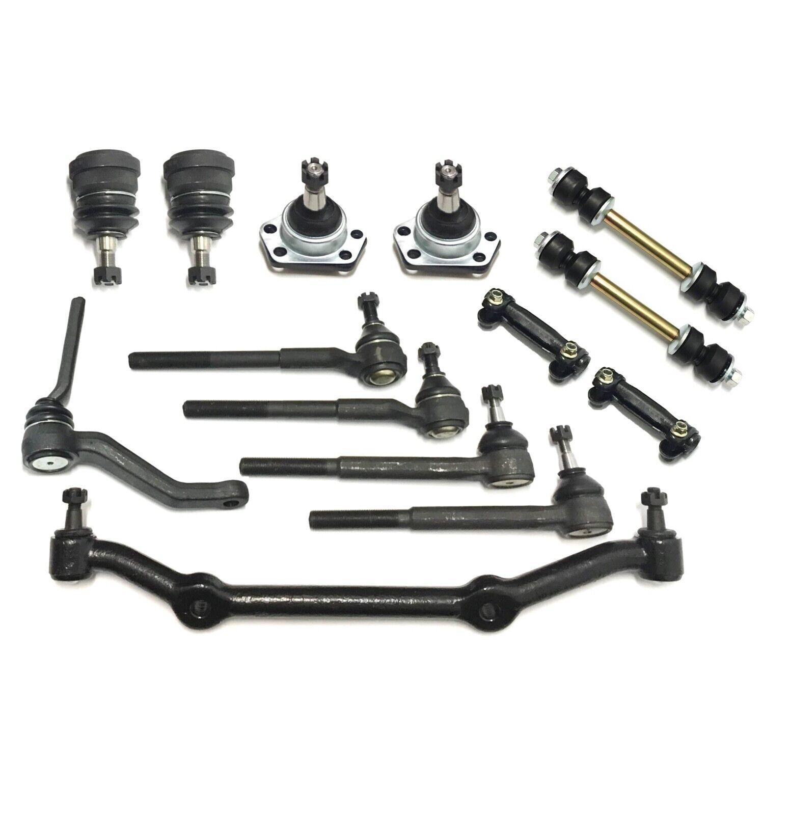New 14 Pc Complete Front Suspension Kit for Chevy GMC Truck S-10 Blazer - 2WD