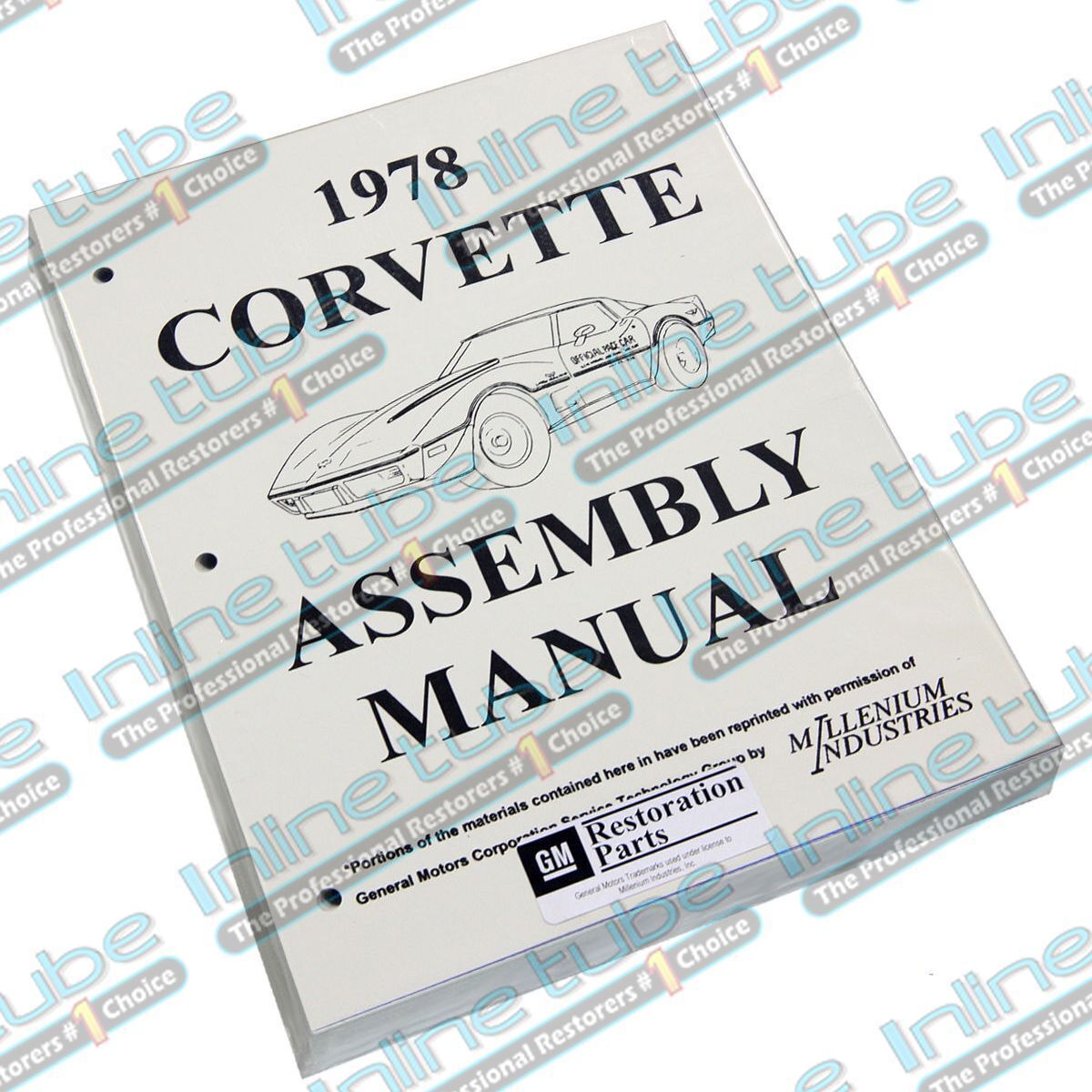 1978 Chevrolet Corvette  Factory Assembly Rebuild Instruction Manual Book