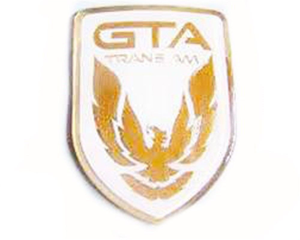 1991-92 Firebird Trans Am GTA Trans Am Front Bumper Emblem - White - Each