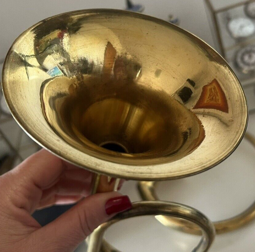 Horn Car Horn Bulb Brass Horns Air Working Vintage 2 Pieces