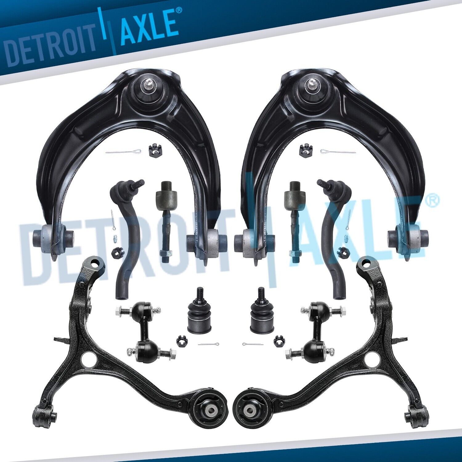 12pc Front Upper & Lower Control Arms Suspension Kit for 2008-2012 Honda Accord