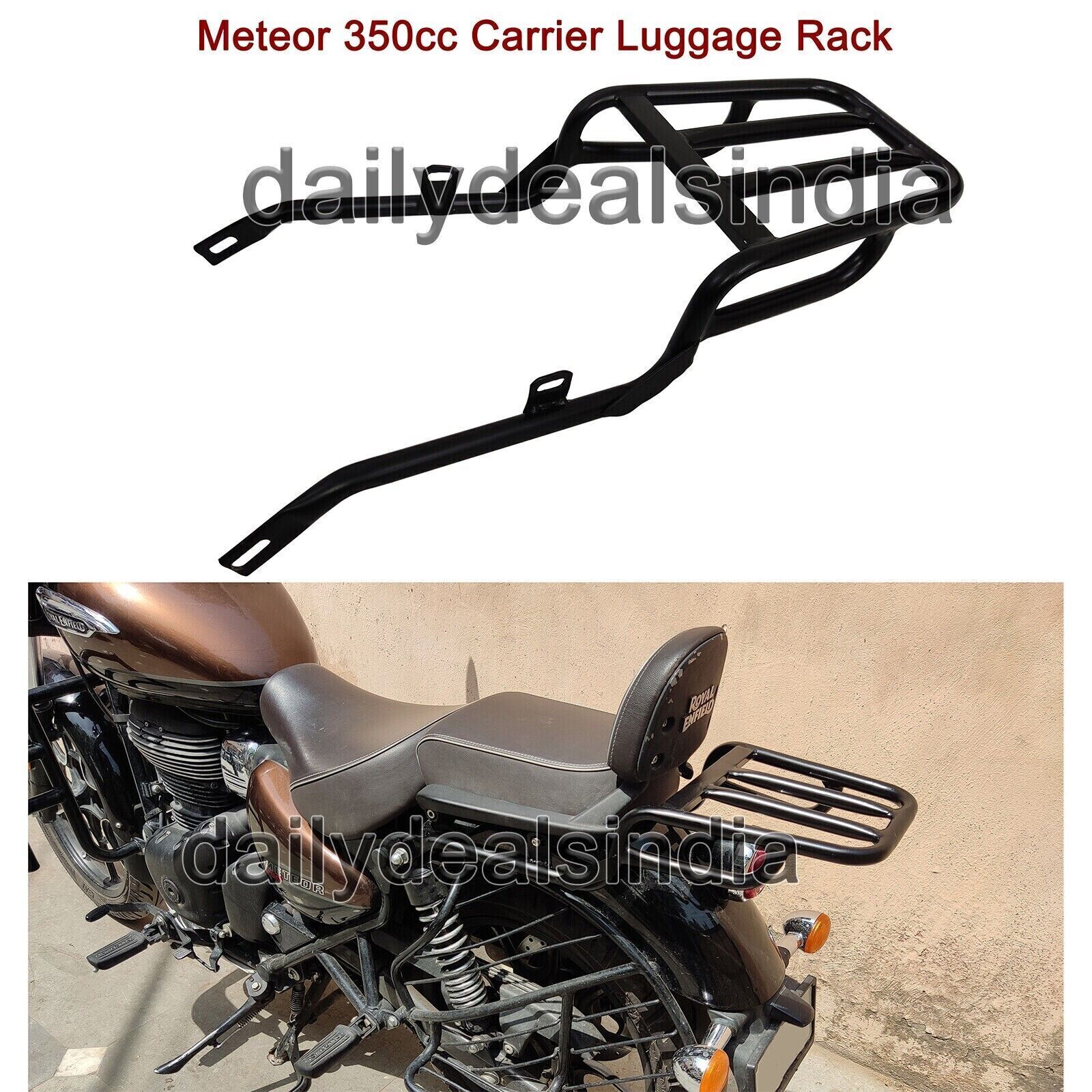 REAR CARRIER LUGGAGE RACK, BLACK Fit For Royal Enfield Meteor 350