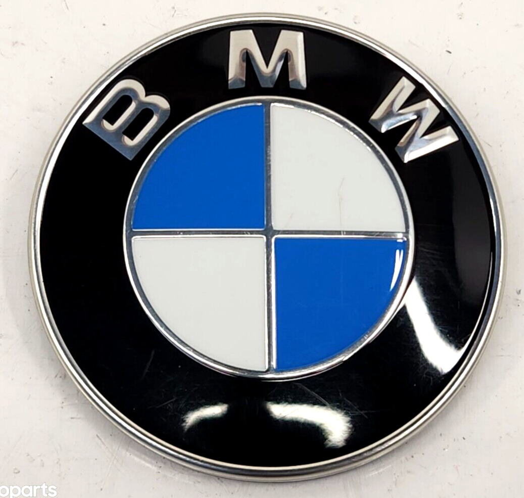 ✅ Genuine BMW F90 G20 G30 330 540 M5 Rear Trunk Lid Round Emblem 74mm