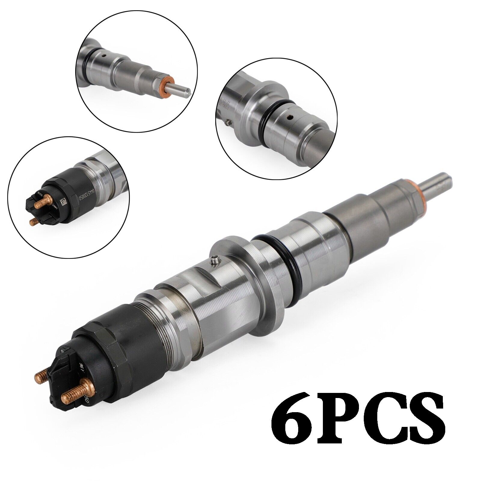 6PCS Common Rail Fuel Injector Diesel For Dodge Cummins 6.7L 13-18 0986435574