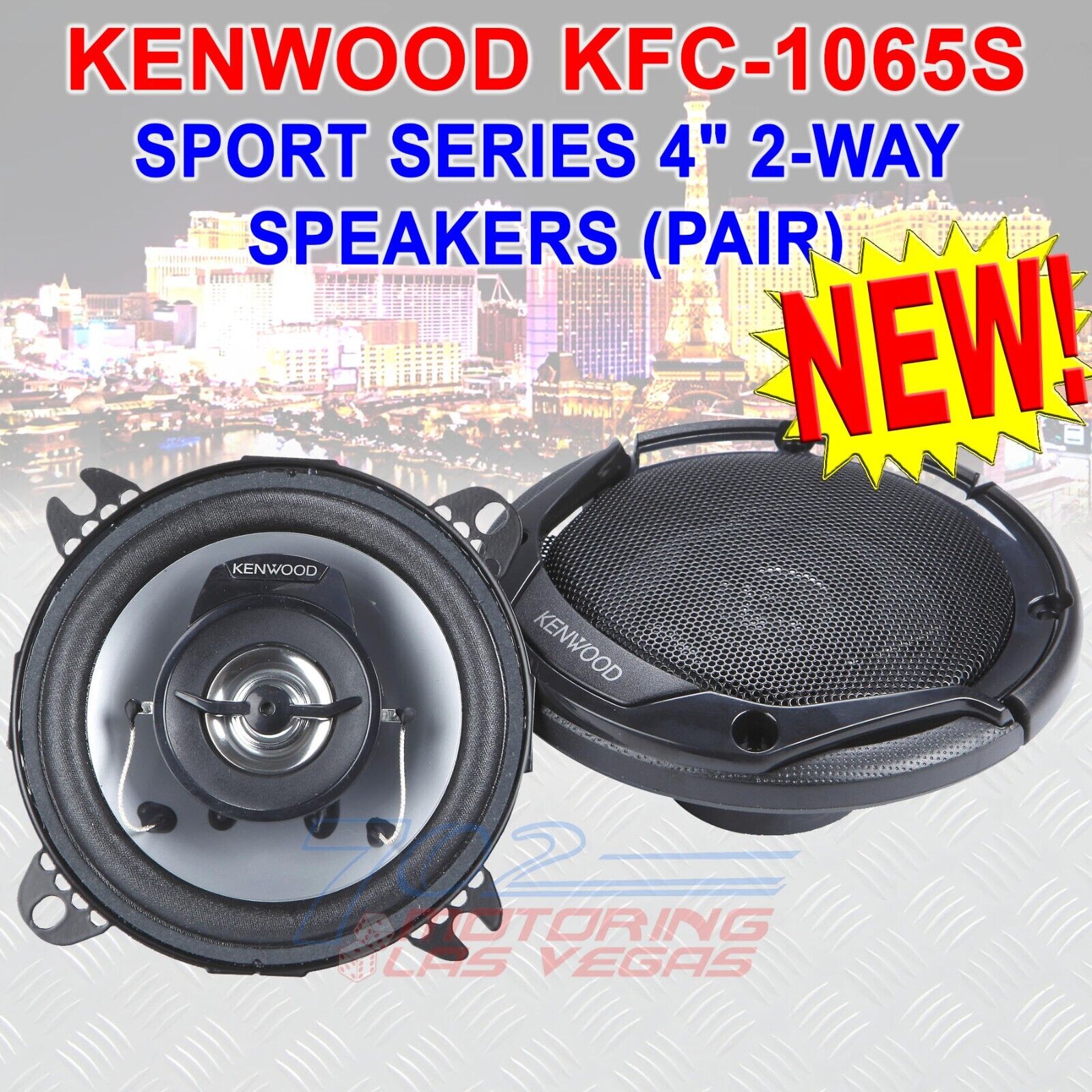 TWO NEW KENWOOD KFC-1065S 4\