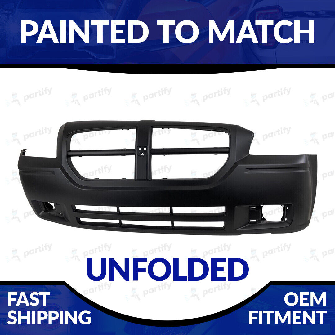 NEW Painted To Match 2005-2007 Dodge Magnum Unfolded Front Bumper
