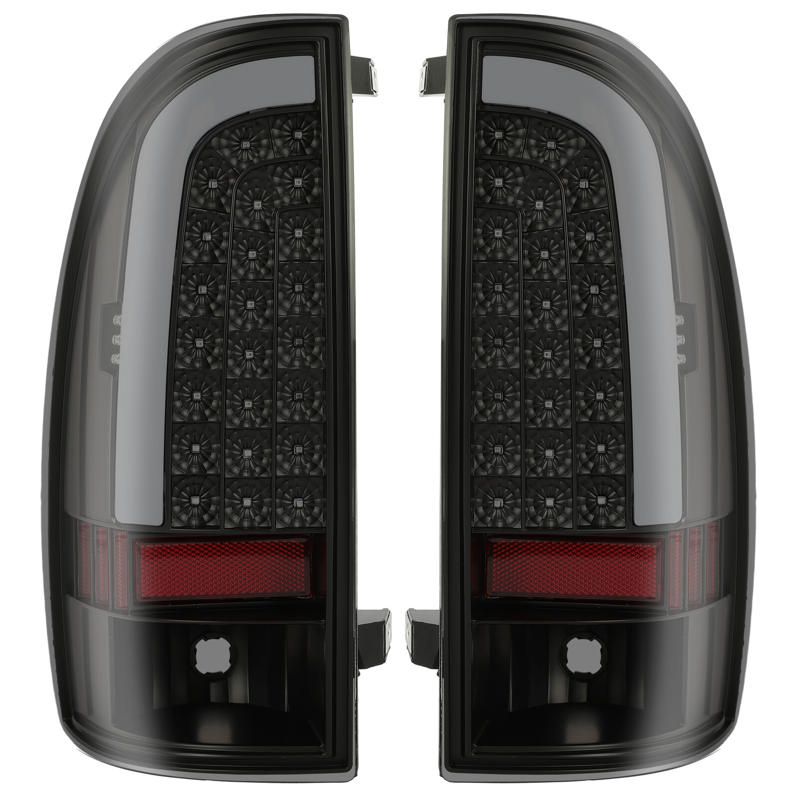 Tail Lights Lamps Left+Right Black Smoked For Toyota Tacoma 2005-2015 LED Tube