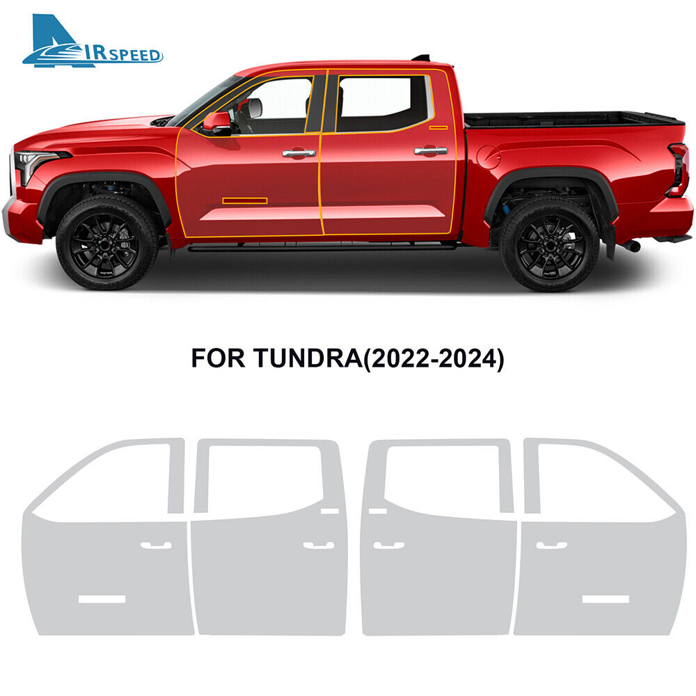 Doors Precut Paint Protection Film Clear Bra PPF TPU for Toyota Tundra 2022-2024