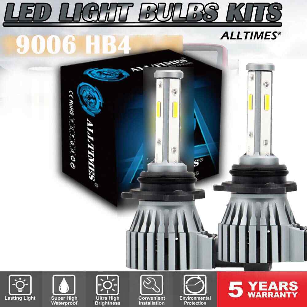 2Pcs Luces Fuertes Para Auto Coche Luz Carro Bulbs 9006 HB4 LED SUPER Blanco