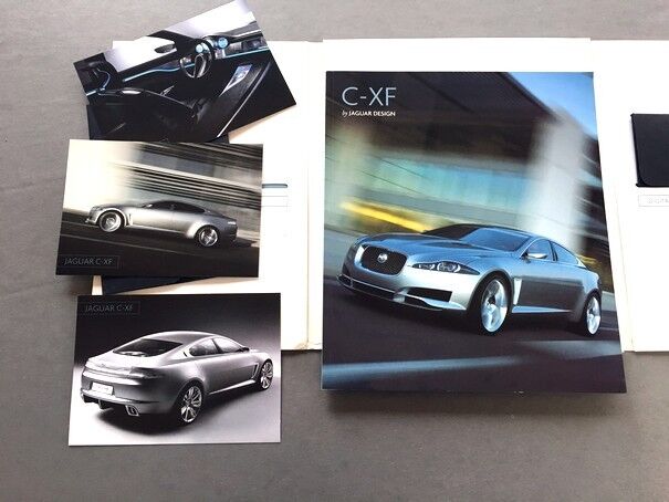 2007 2008 Jaguar C-XF XF Concept Press Media Brochure Book - Car 2009