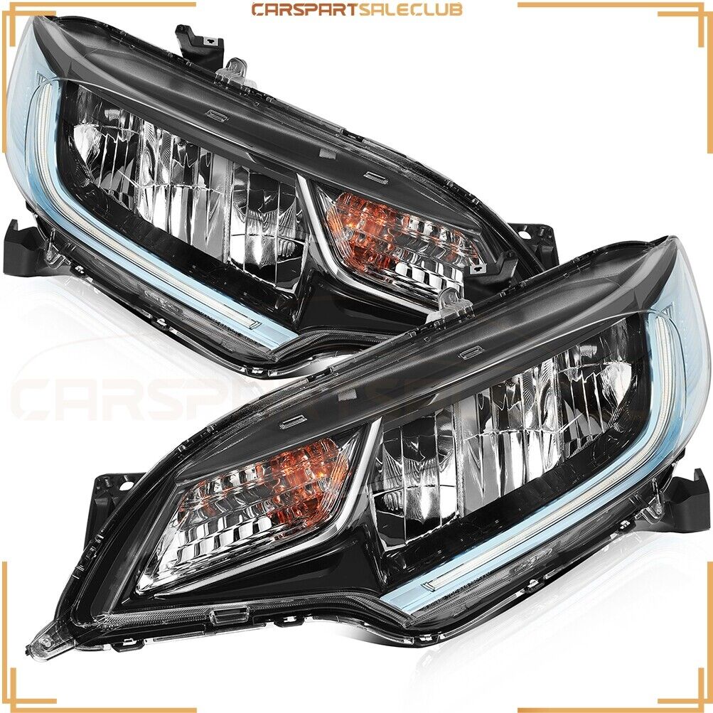 LED Headlights Assembly For 2015-2020 Honda Fit 1.5L l4 4-Door Front Right+Left