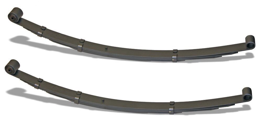 NEW 1965-1973 Mustang Rear Leaf Springs Pair both Left and Right Side w Bushing